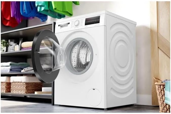 Bosch WUU28T48, Serie 6, Unterbaufähige Waschmaschine, 1-8kg, 1400 UpM, Maximale Energie- und Wasserersparnis, Speed Perfect, Extraprogramme für Sport, Dunkles und Babykleidung, Nachlegefunktion