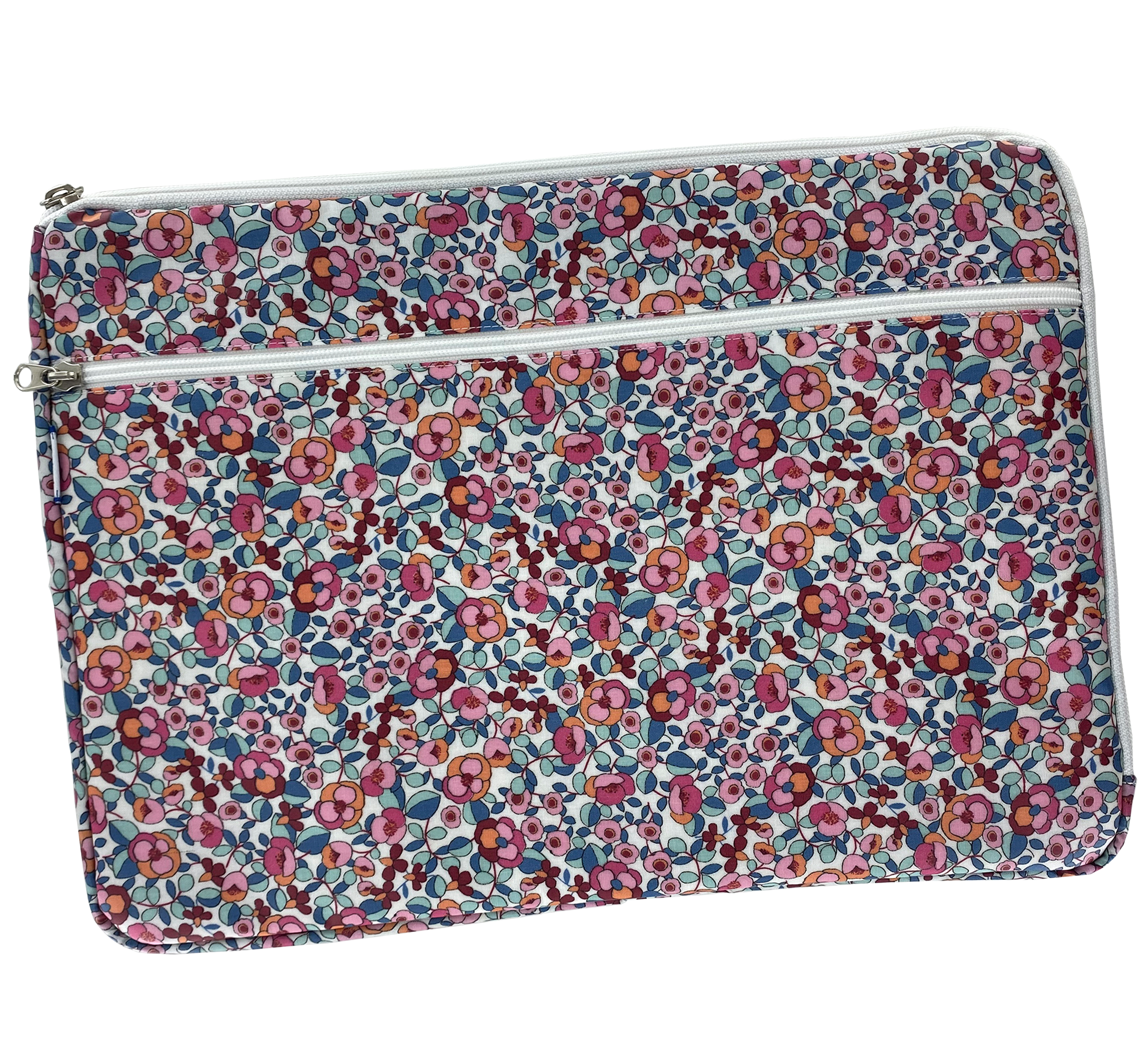 Pochette Ordinateur 13 Pouces Boutons Rose