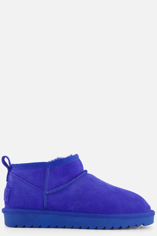 Colors of California Enkellaarsjes blauw Suede