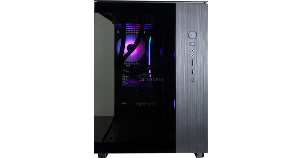 ALTERNATEThunderstorm Pro Core Ultra 7 – RTX 5070 Ti gaming pc  (Zwart | Core Ultra 7 265KF | RTX 5070 Ti | 32 GB | 2 TB SSD)