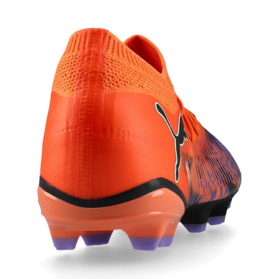 PUMA Future 8 Match FG/AG Creativity - Orange Poppy/Dark Amethyst/Bleu/Noir ÉDITION LIMITÉE