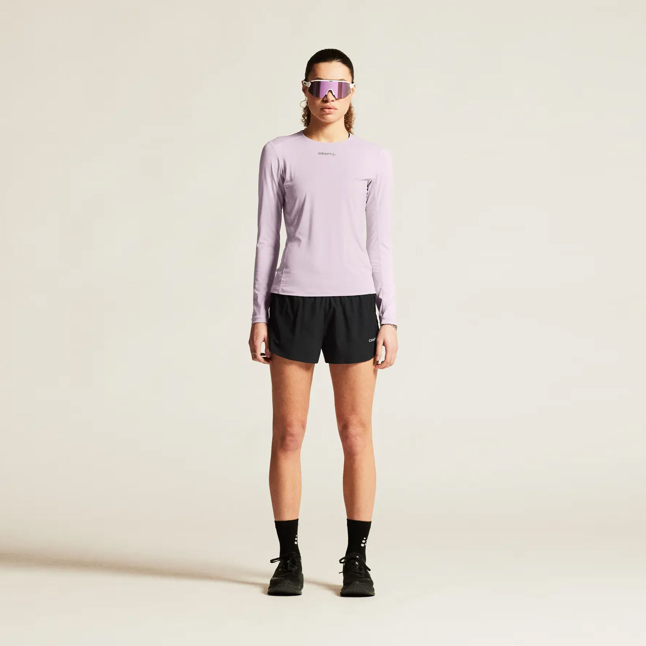 Craft ADV Essence Longsleeve 2 Maillot De Course Femmes - Violet