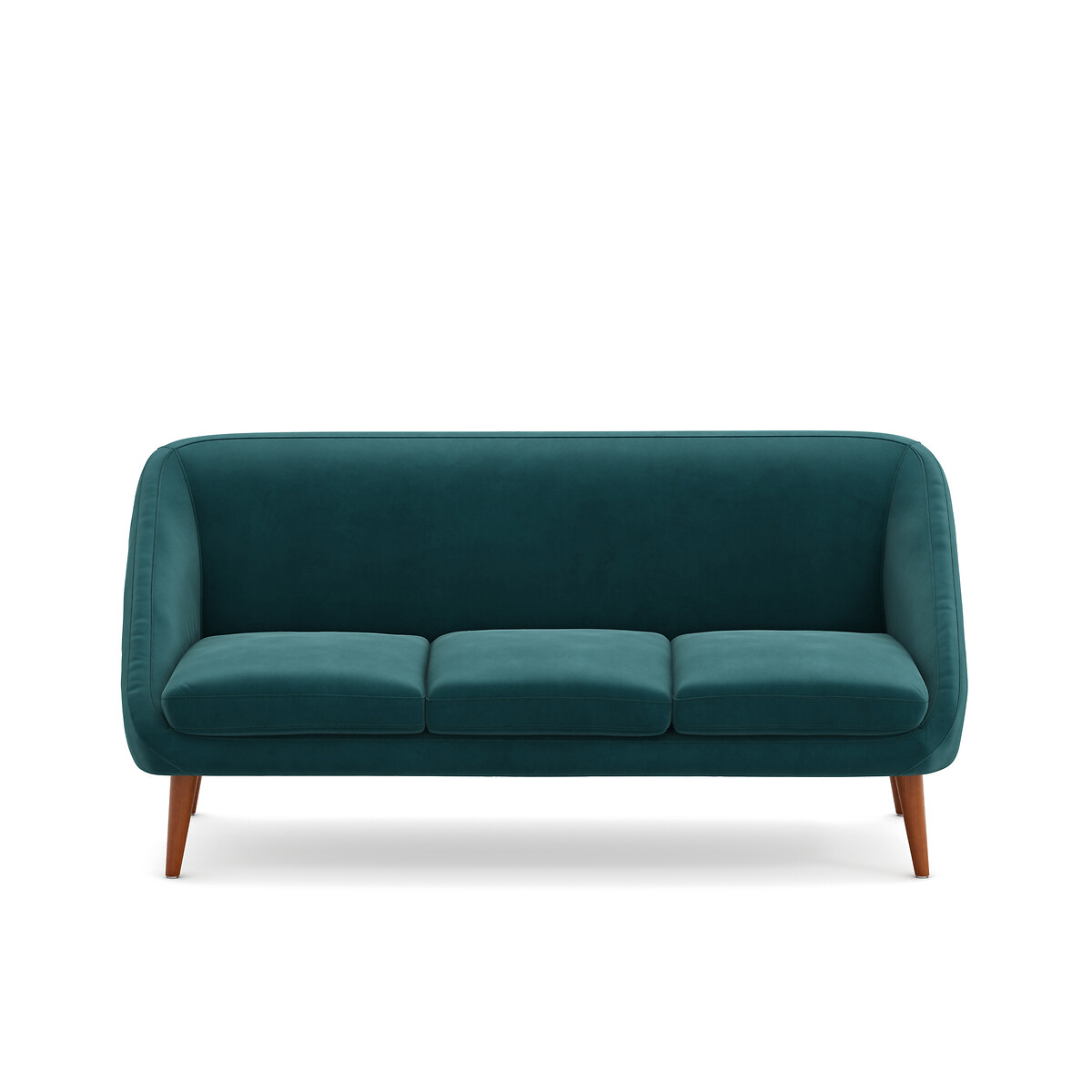 LA REDOUTE INTERIEURS<br>Sofá de veludo de 3 lugares, Séméon