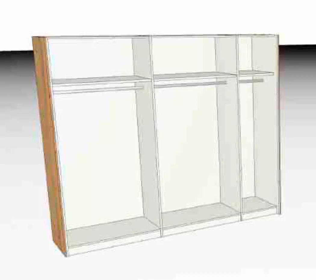 Schwebetürenschrank Miami 257 x 220 cm
