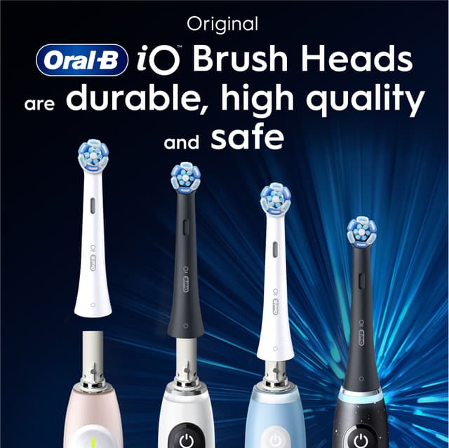 Oral-B iO Ultimate Clean tandbørstehoved 373470 3-stk (hvid)