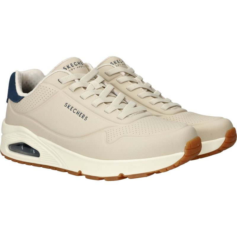 Skechers Uno Tailored Air Sneakers Beige Heren