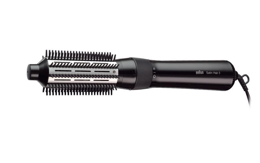 Warmluftbürste Satin hair 3 AS 330Warmluft-Lockenbürste für gesund glänzendes Haar