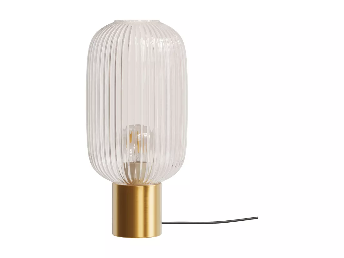 Lampe en verre cannelé - Lou