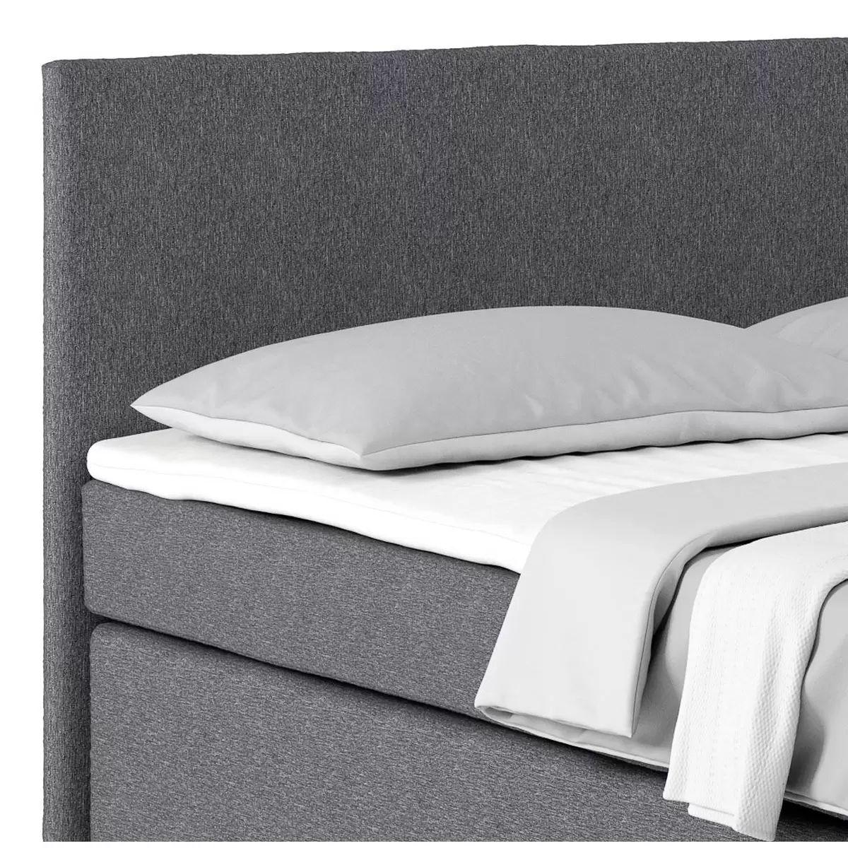 Boxspringbett Nero 160 x 200 Dunkelgrau