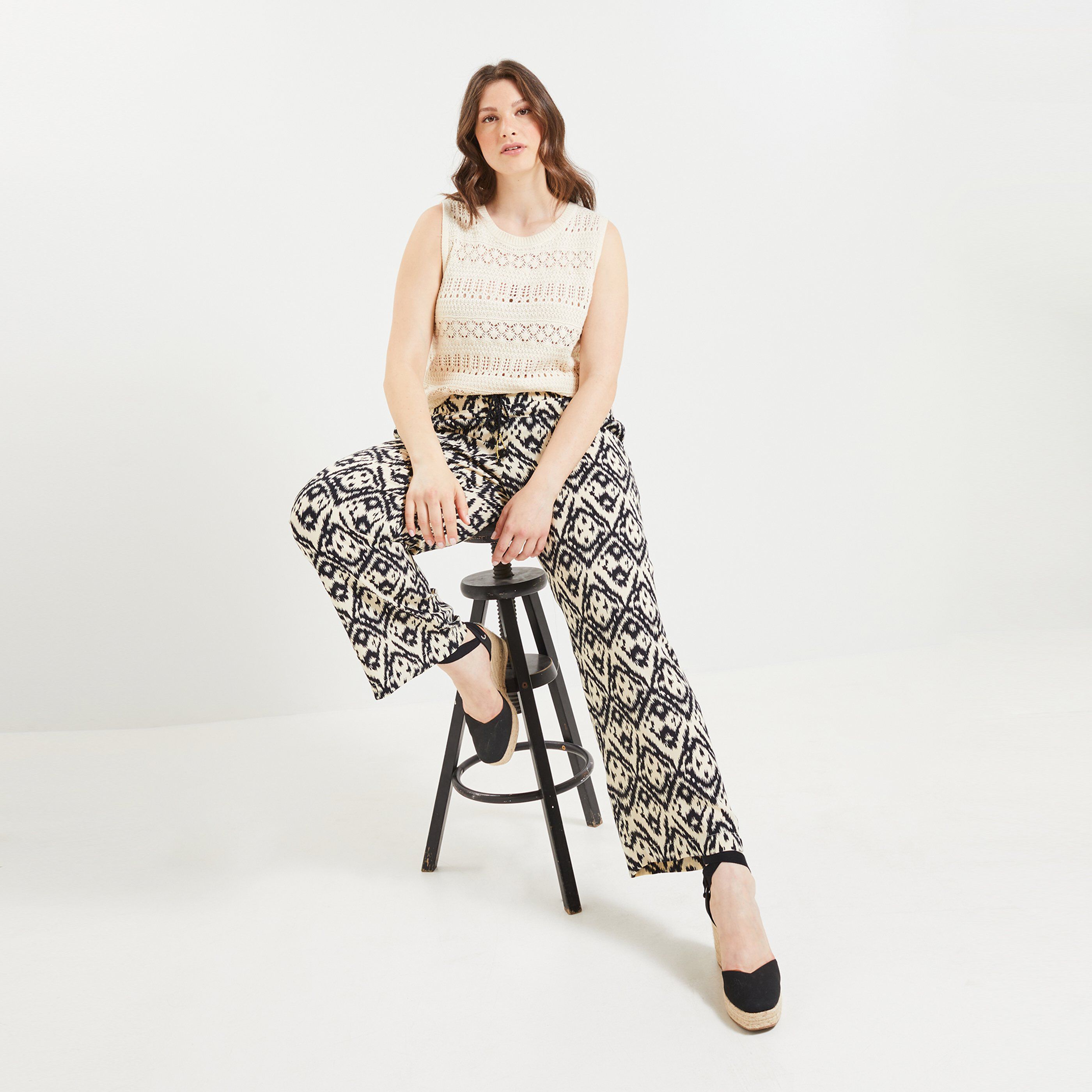 Pantalon fluide femme - IMPRIME