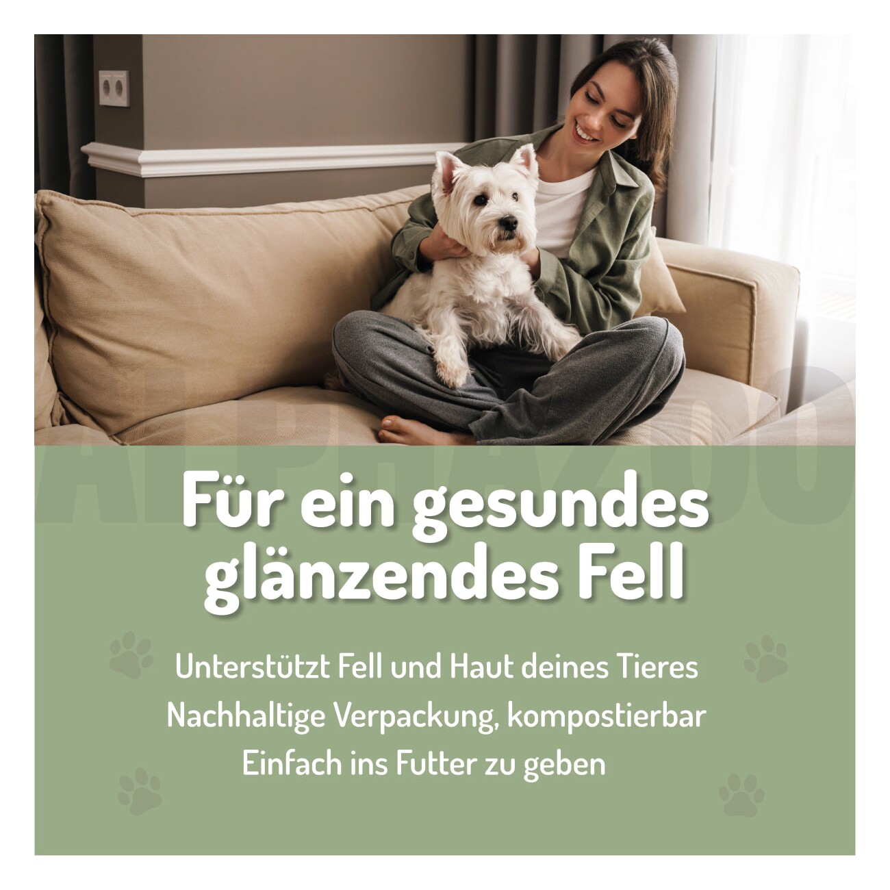ALPHAZOO Bierhefe Tabletten für Hunde und Katzen 75 g