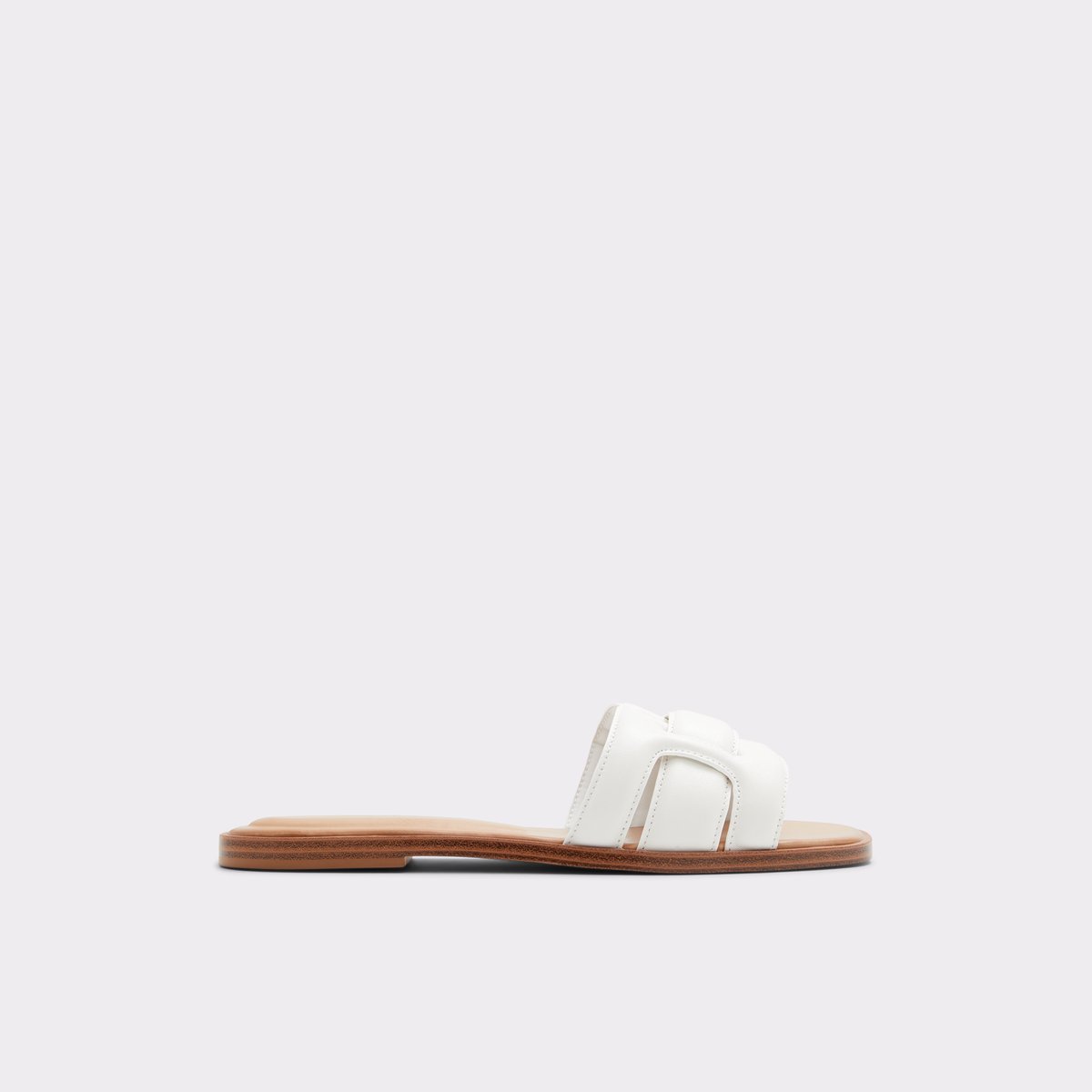 Elenaa White Women Flat Sandals