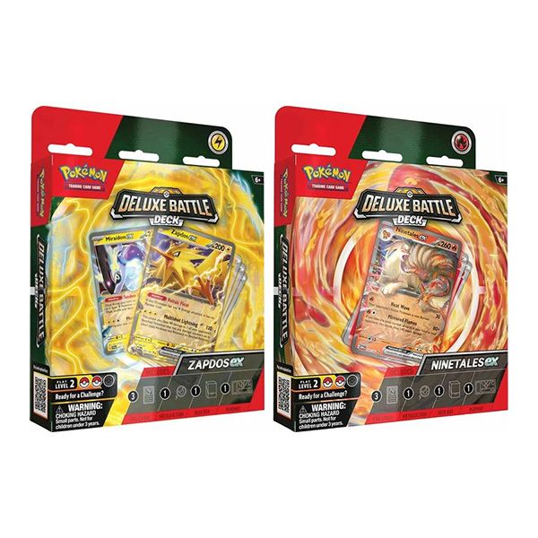 Pokémon Deluxe Battle Deck Ninetales ex & Zapdos ex