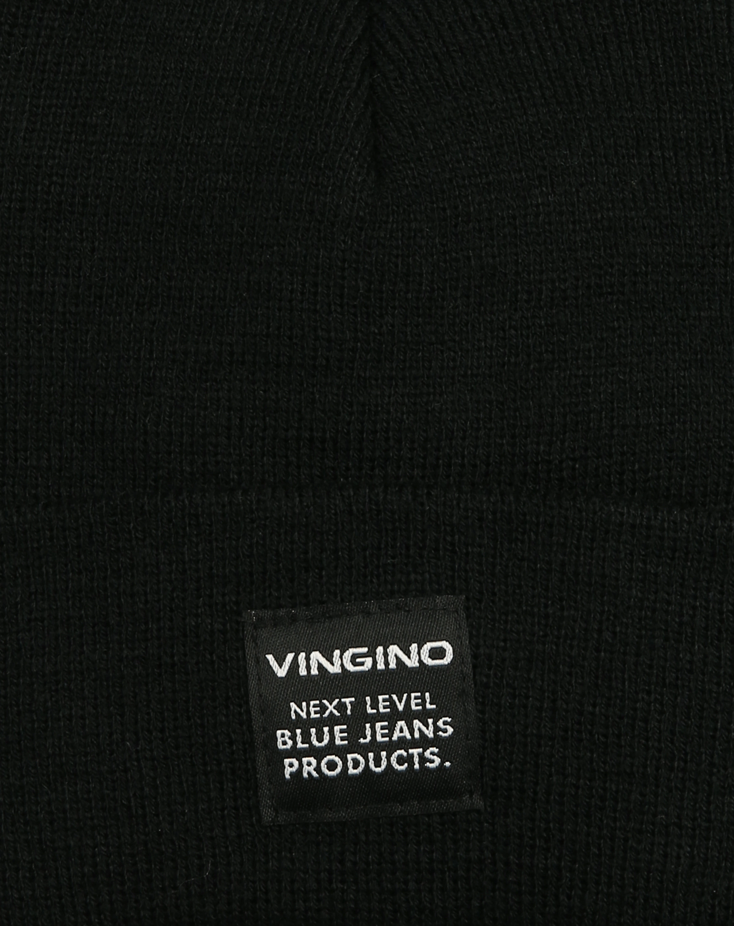 Strickmütze BEANIE in deep black