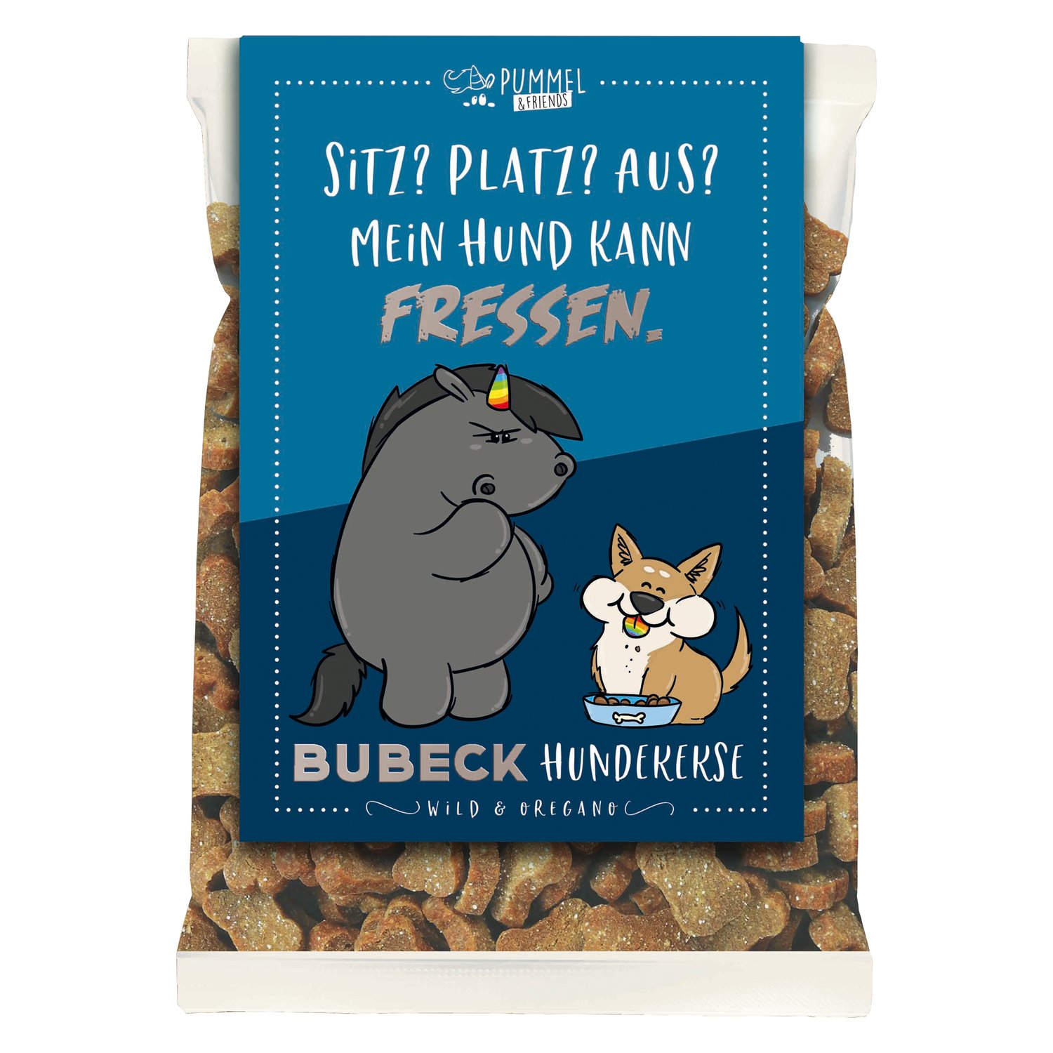 PUMMEL & FRIENDS Hundekekse Grummeleinhorn  - je nach Lagerbestand