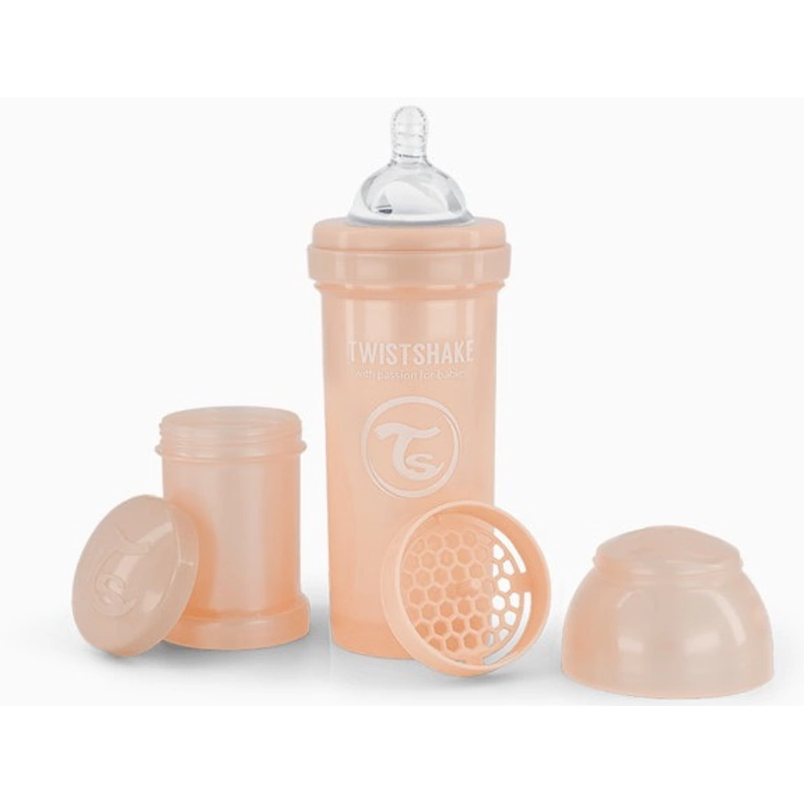 Twistshake Babyflasche Anti-Kolik ab 0 Monate 260 ml, Champagne