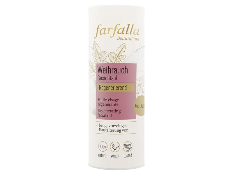 Farfalla Gesichtsöl Weihrauch 15 ml1 Stück Natürliches regenerierendes Pflegeöl für das Gesicht