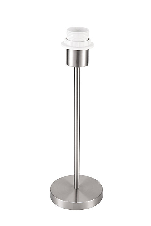 Pied de lampe à poser Guiterne E27 42W H.35cm argent