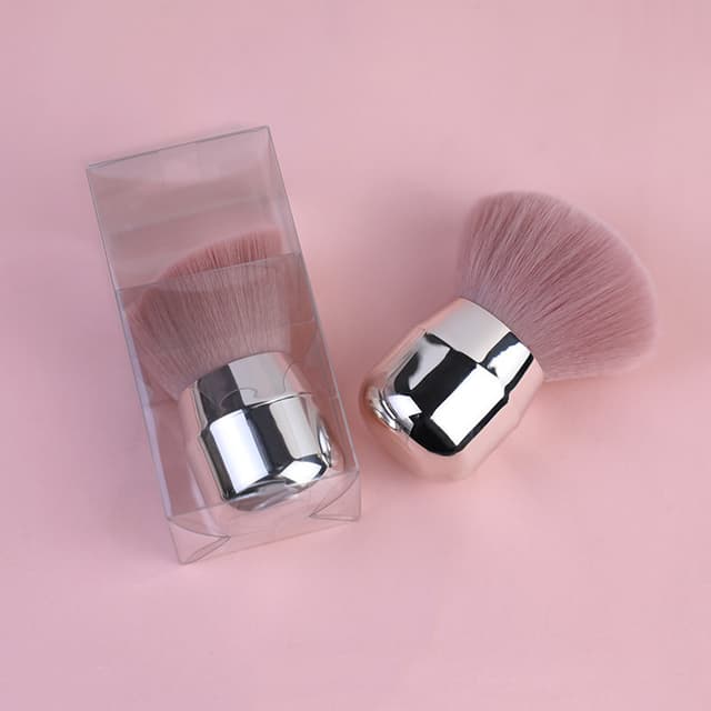 Makeup børste med rundt hoved Lyserød