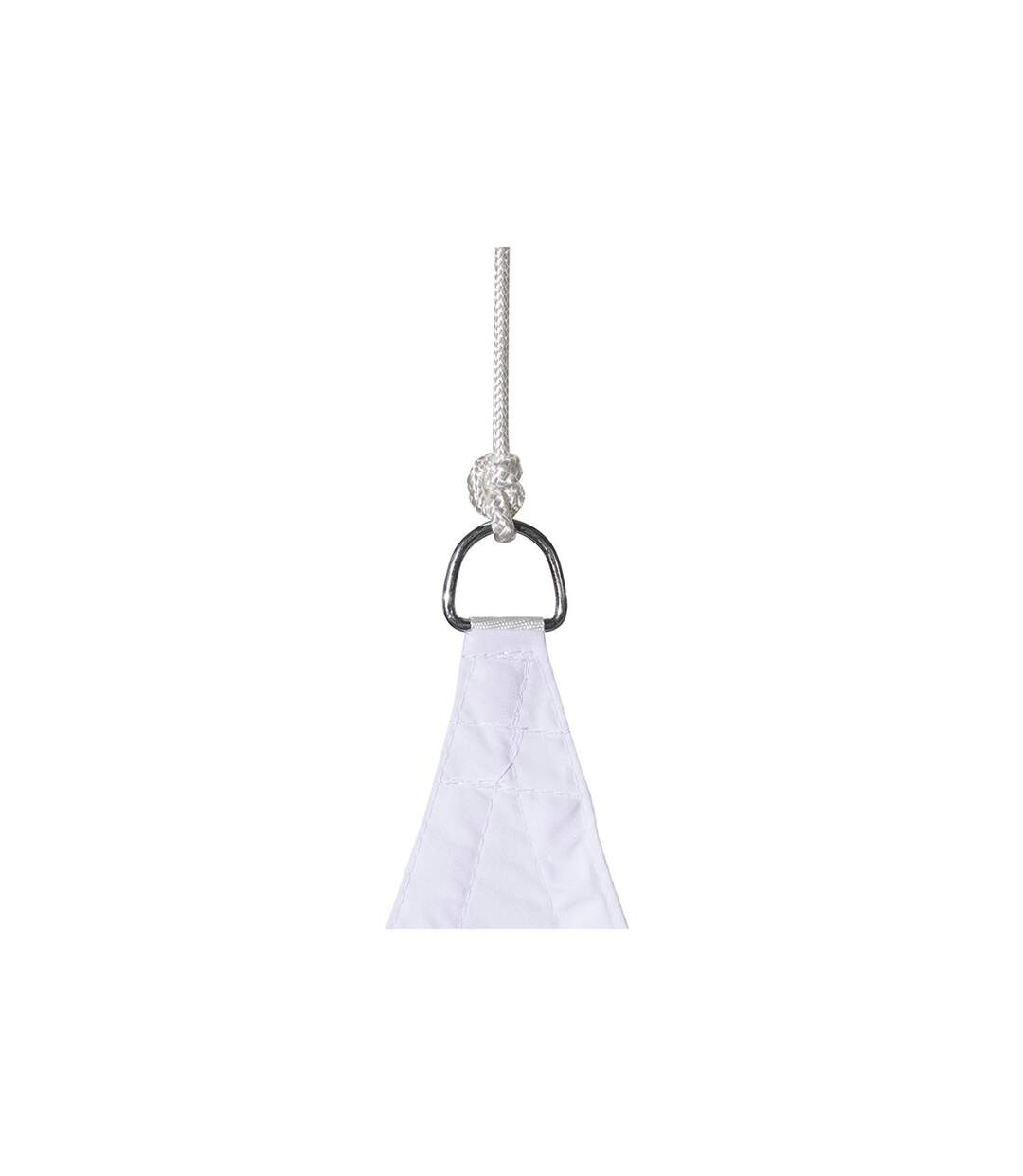 Voile d'ombrage triangulaire Curacao - 5 x 5 x 5 m - Blanc
