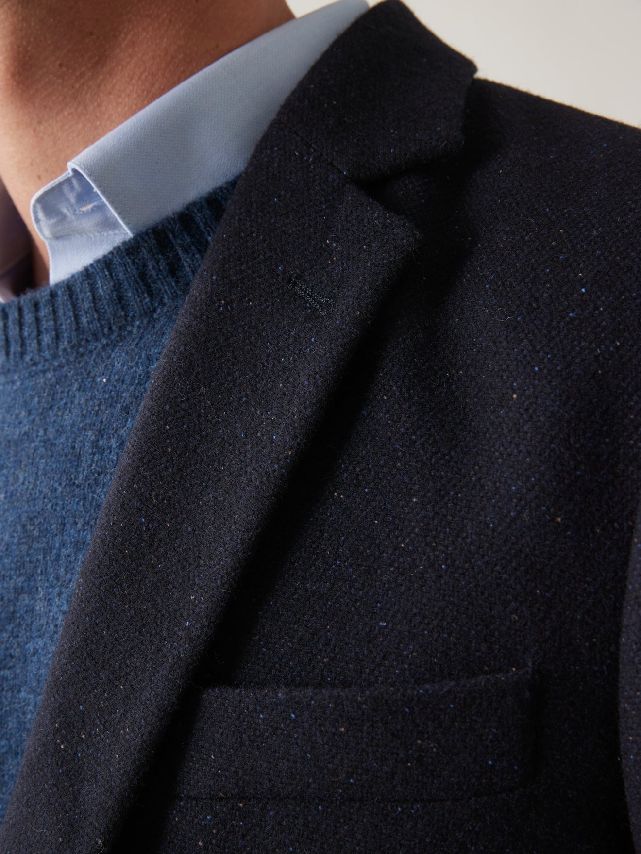Blazer twill boutons fantaisie homme