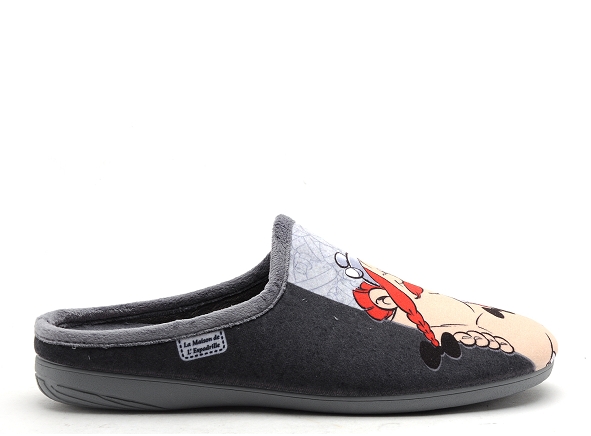 La maison de l espadrille chaussons homme a11h gris