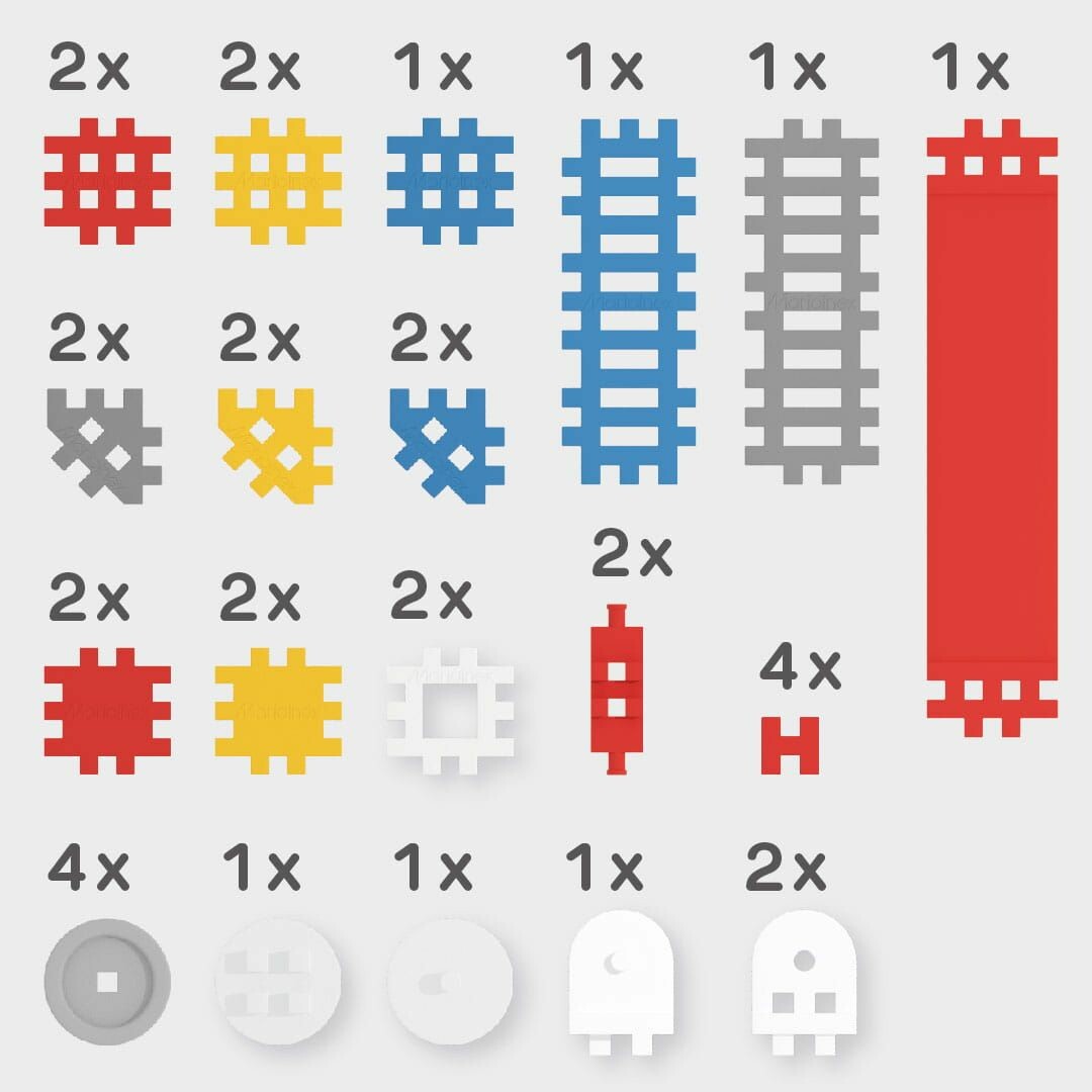 Marioinex mini waffle constructor blue - 35st