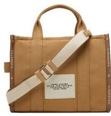 Marc Jacobs - Medium Tote Bag - Beige - Katoen - Afneembare Schouderband