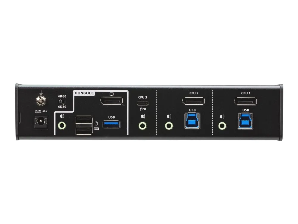 ATEN CS1953 - KVM / audio / USB switch - 3 x KVM / audio / USB - 2 lokalbrugere - desktop