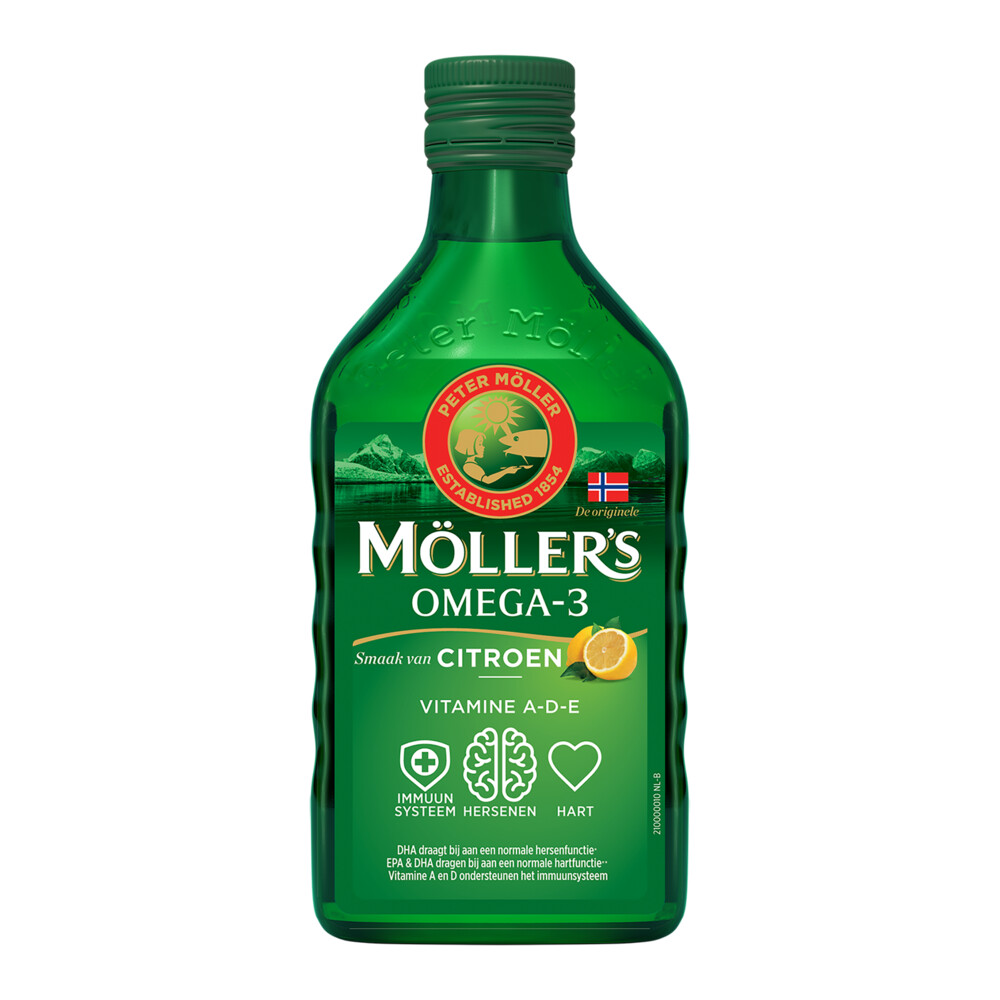 2x Mollers Omega-3 Citroen250 ml