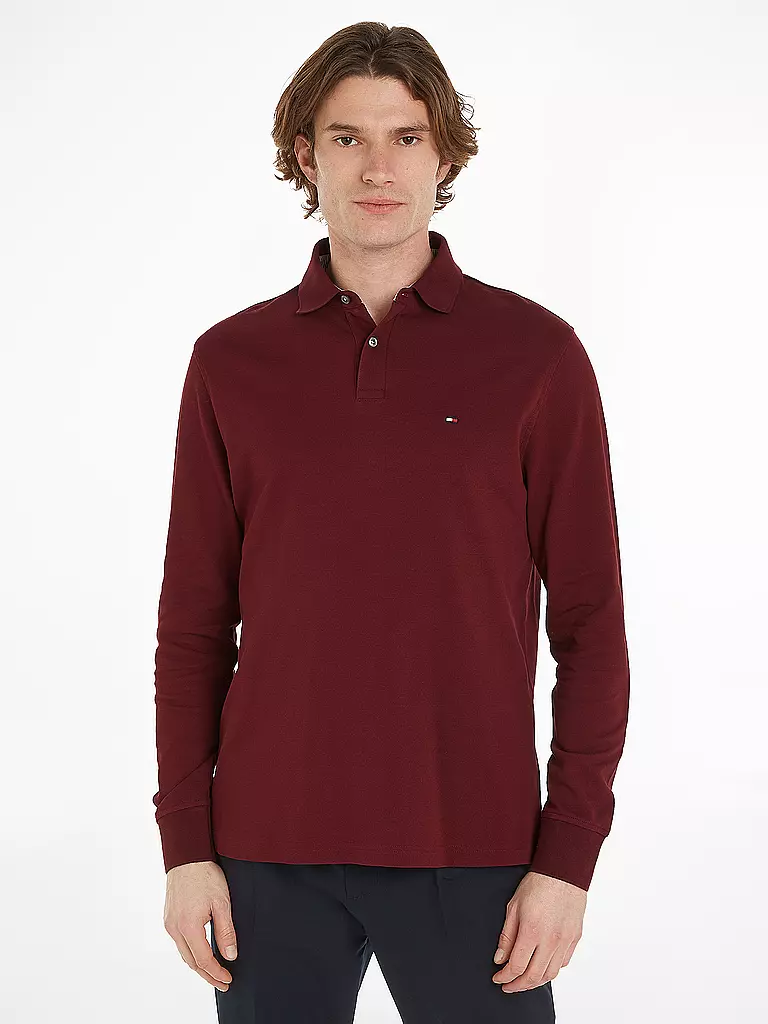 TOMMY HILFIGER Poloshirt Regular Fit 1985 rot