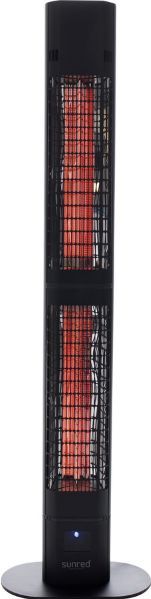 Sunred Patioverwarmer Royal Diamond Dark 3000W - Rose Gold Carbon Zwart