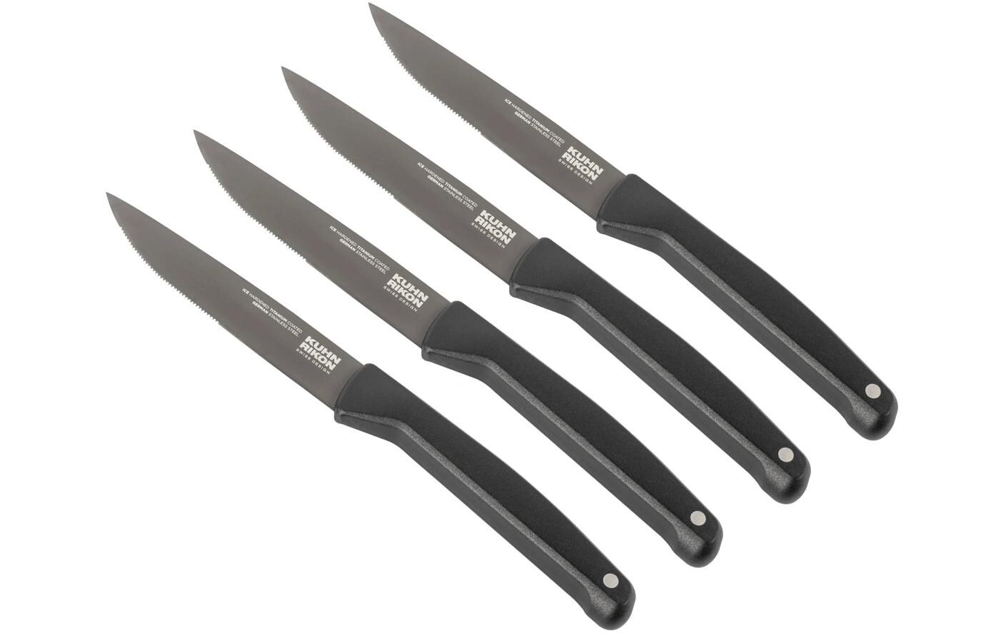 Steakmesser-Set Iced 4 Stück, EdelstahlSteakmesser