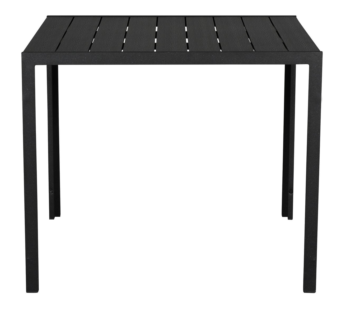 Noma tuintafel 90 x 90 cm, zwart en zwart. 90 x 90 x 75 cm