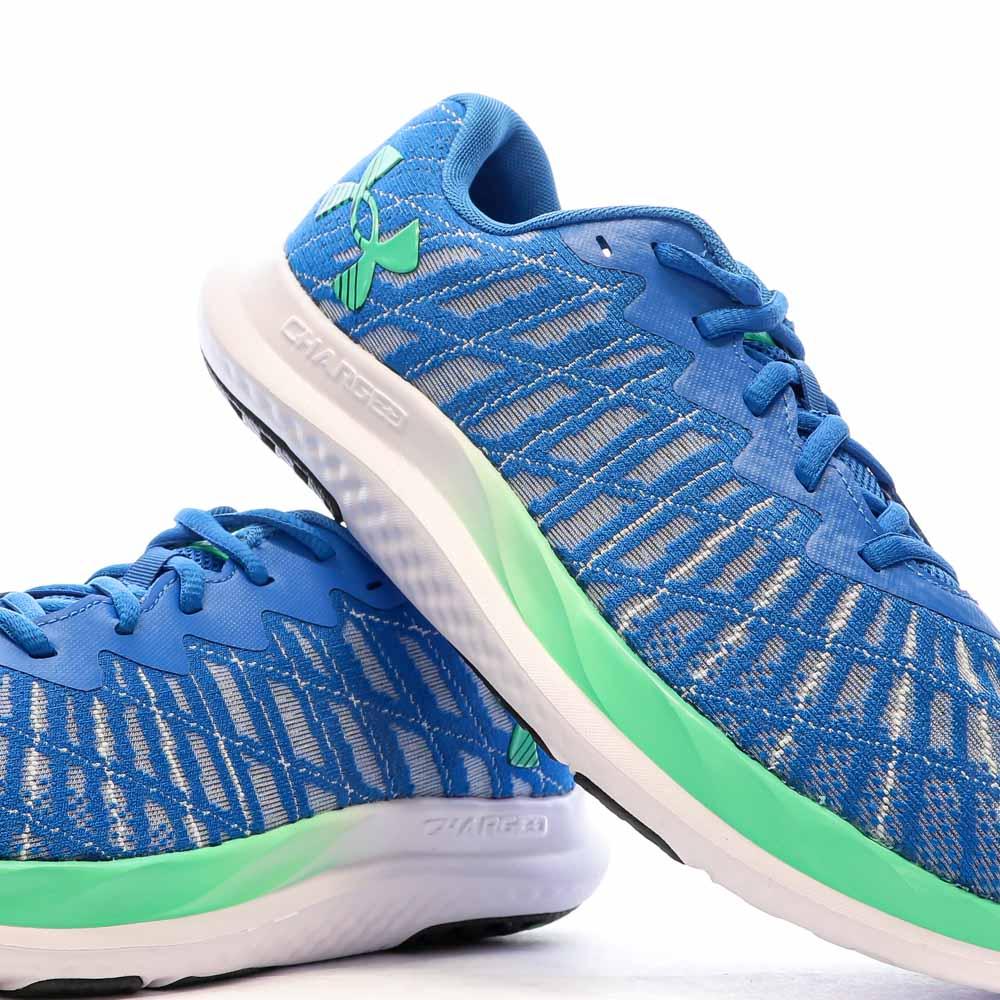 Under Armour Chaussures de Running Bleu/Vert Homme Under Armour Charged Breeze 2