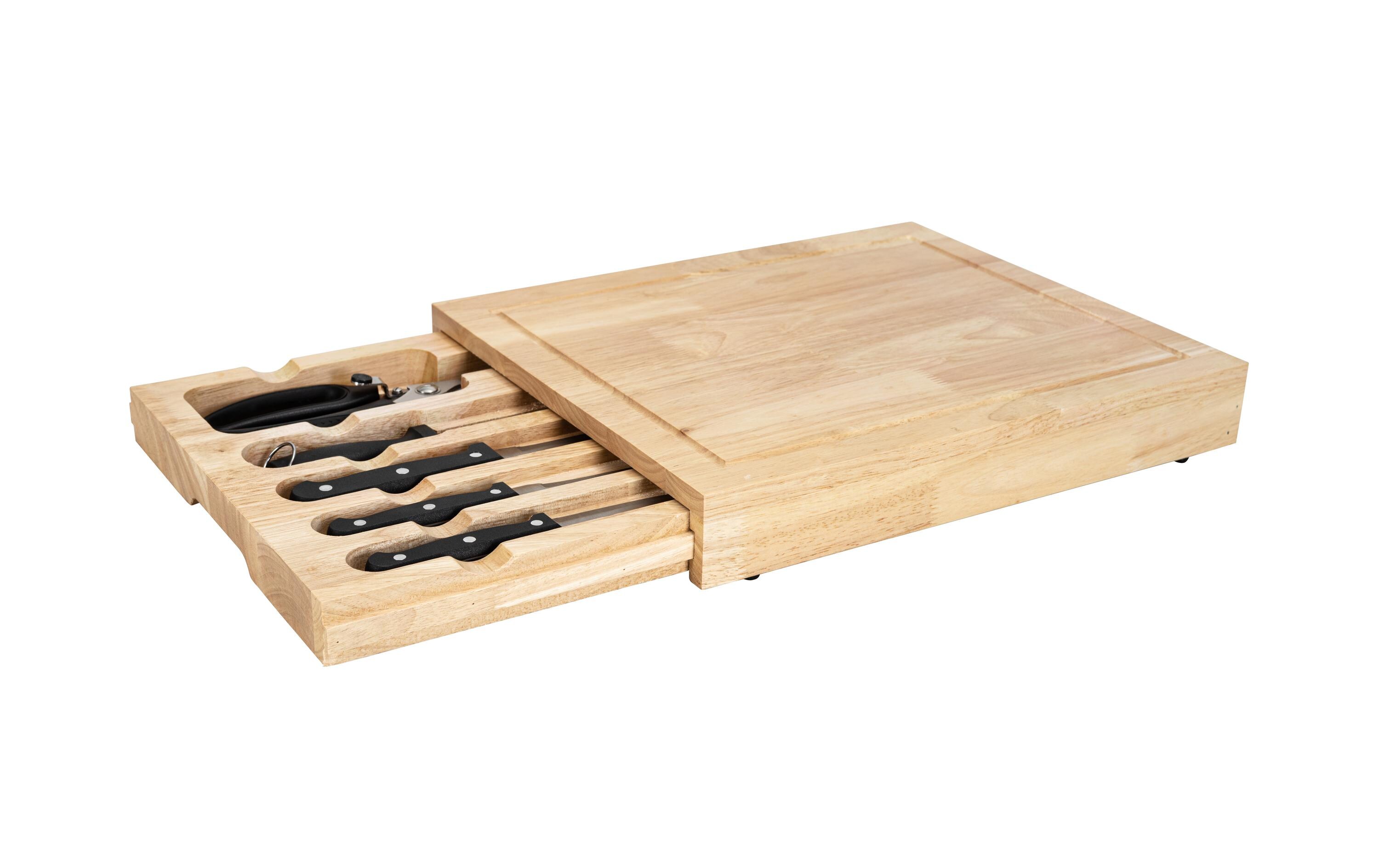 Messerset BBQ- und Grill-Messerset, 6 Stück, Schwarz/Silber<br>Set aus 6 verschiedenen Messer
