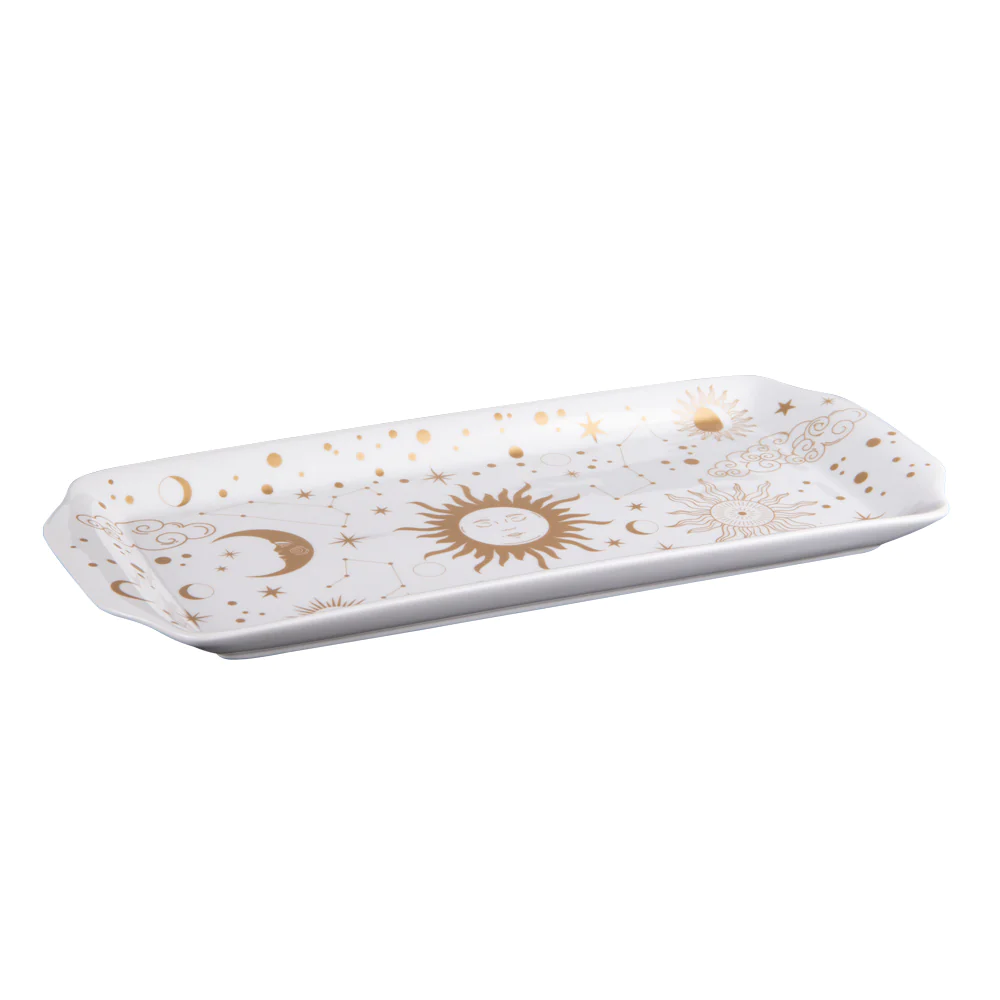 Plat à cake 36 cm Céleste Table passion