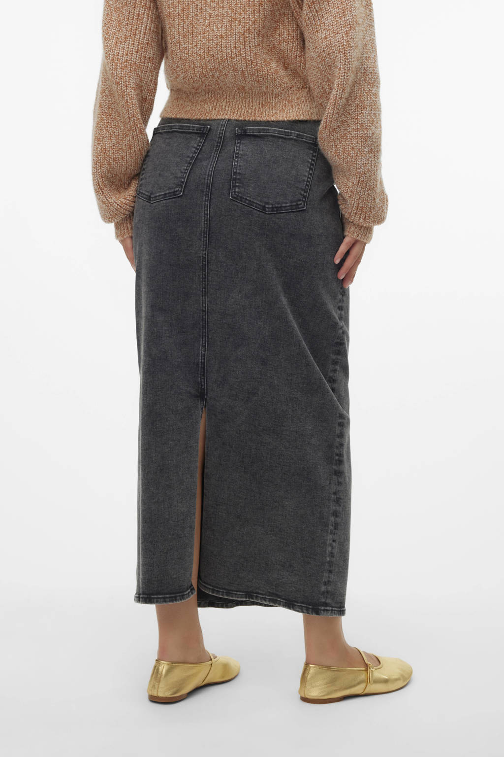 MAMALICIOUS zwangerschaps spijkerrok grey denim