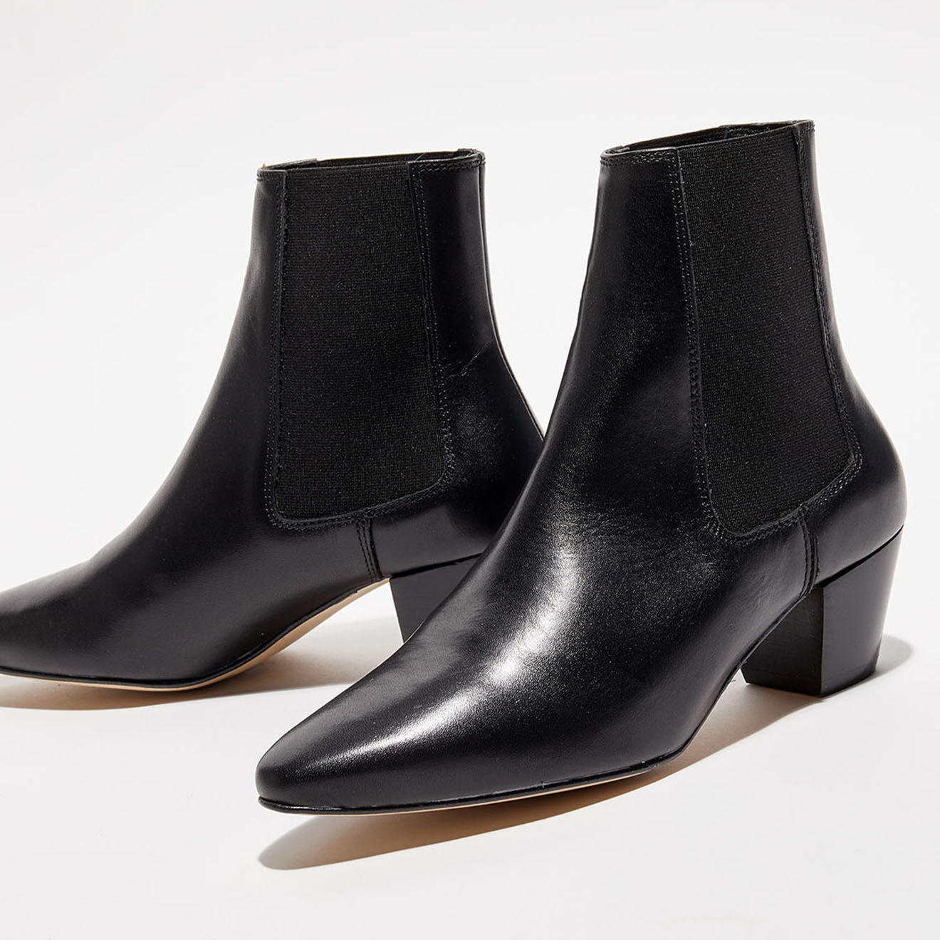 Anaki Chelsea Boots en Cuir Marina noires