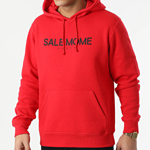 Sweat Capuche Gorille Rouge Noir