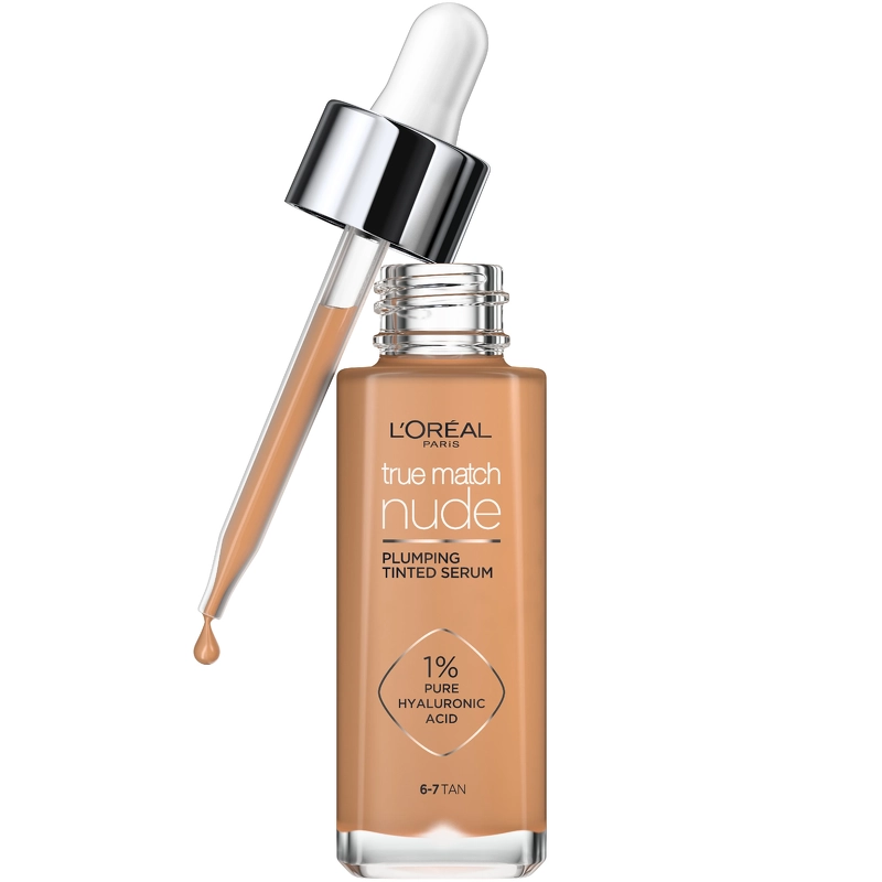 L'Oréal Paris Cosmetics True Match Nude Plumping Tinted Serum 30 ml- No. 6-7 Tan