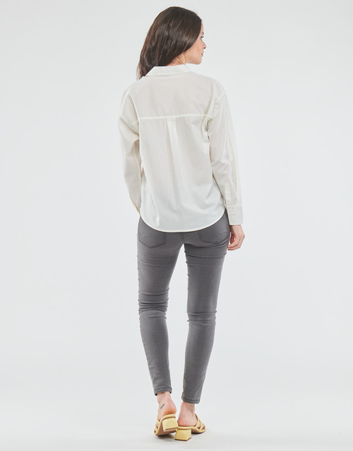 Vero Moda - VMMELIA LS SHIRT WVN  NOOS - Blanc