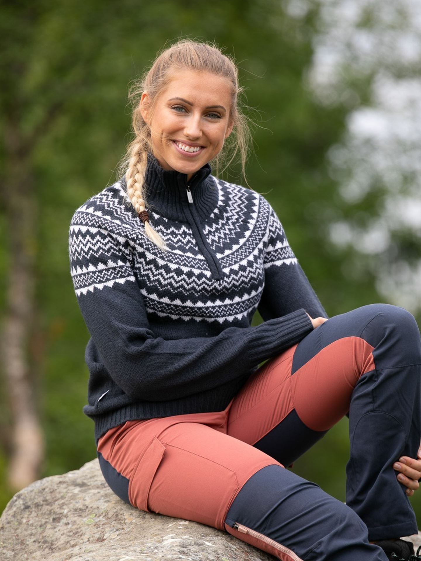 Freja Half Zip Genser
