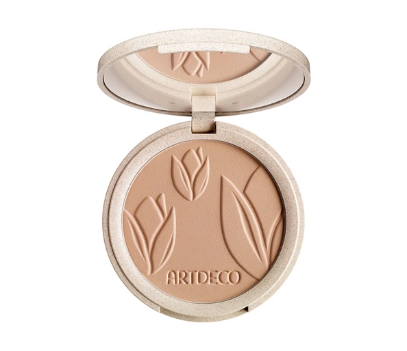 Artdeco green COUTURE Natural Finish Compactwarm honey