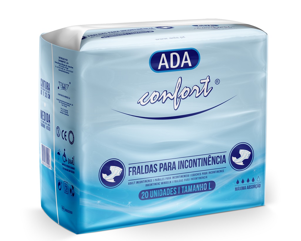 FRALDA ADACONFORT INCONTINÊNCIA LARGE 20UN