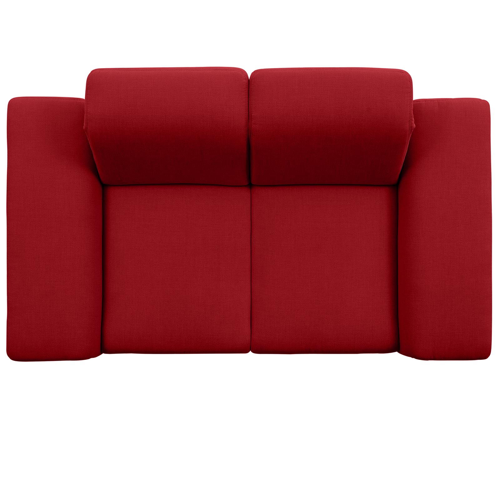 polsterpower 2,5-Sitzer Boxspringsofa - Miro bordeaux - Basismodell