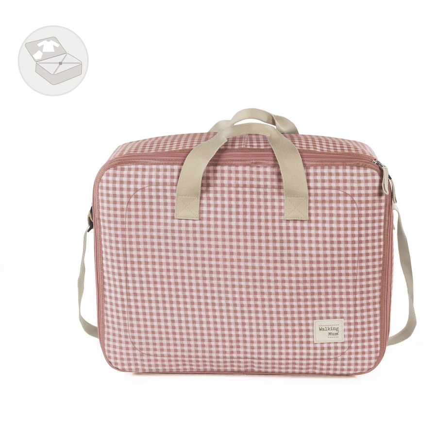 Walking Mum Koffer I Love Vichy Rosa