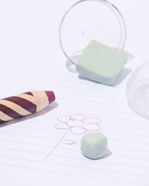 2 gommes pétrissables menthe