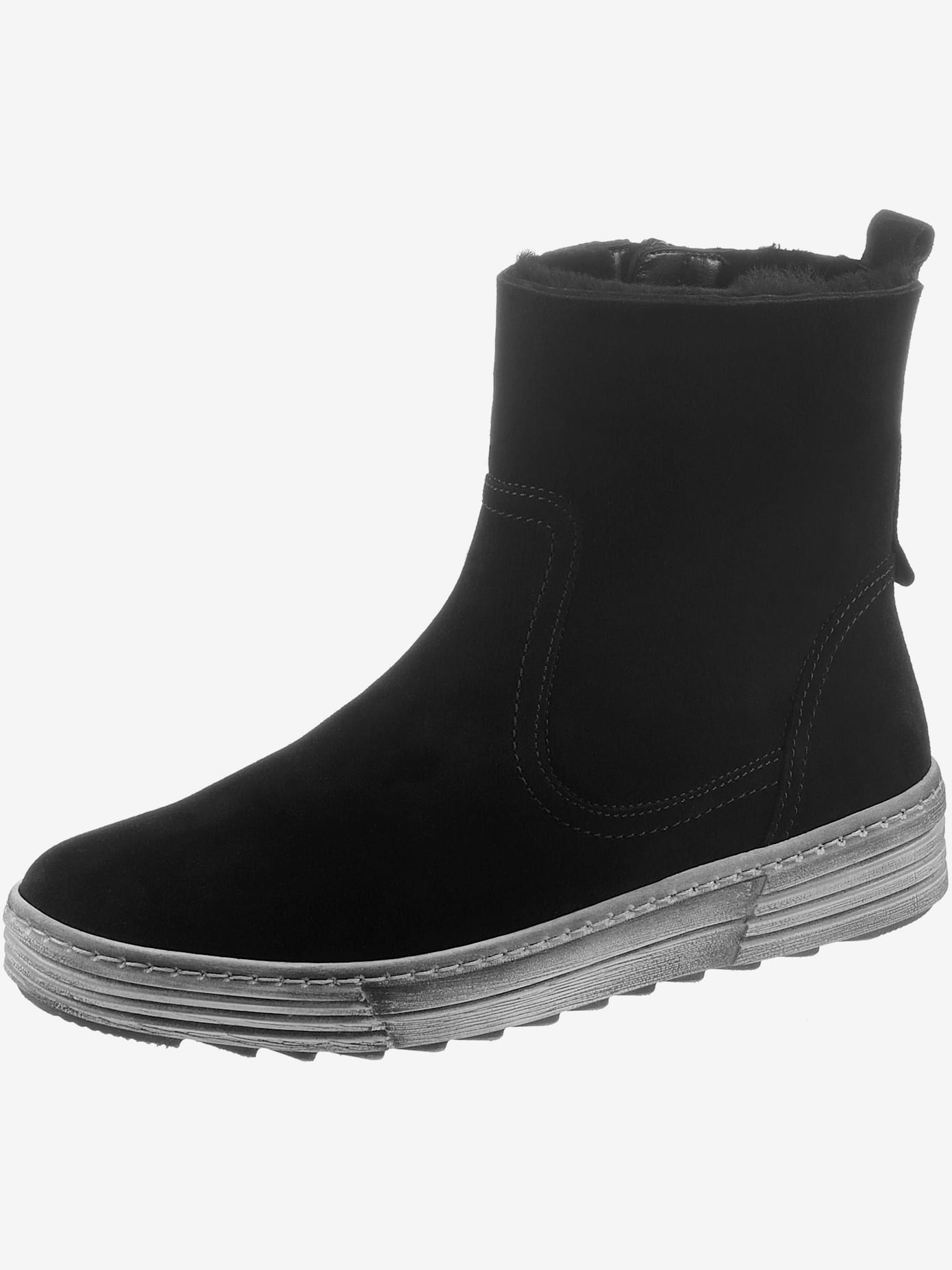 Bottines d’hiver glissière intérieure