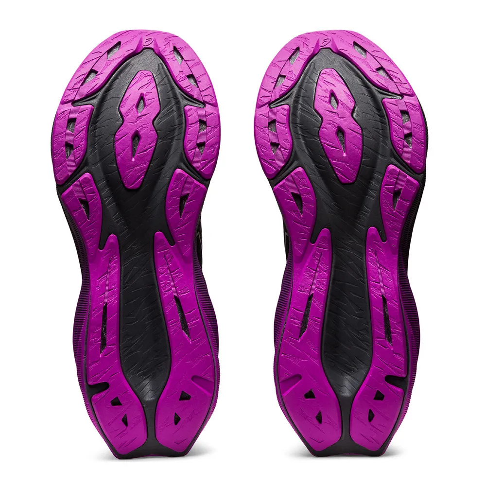 Asics NOVABLAST 3 LITE-SHOW - Chaussures running Femme black/orchid